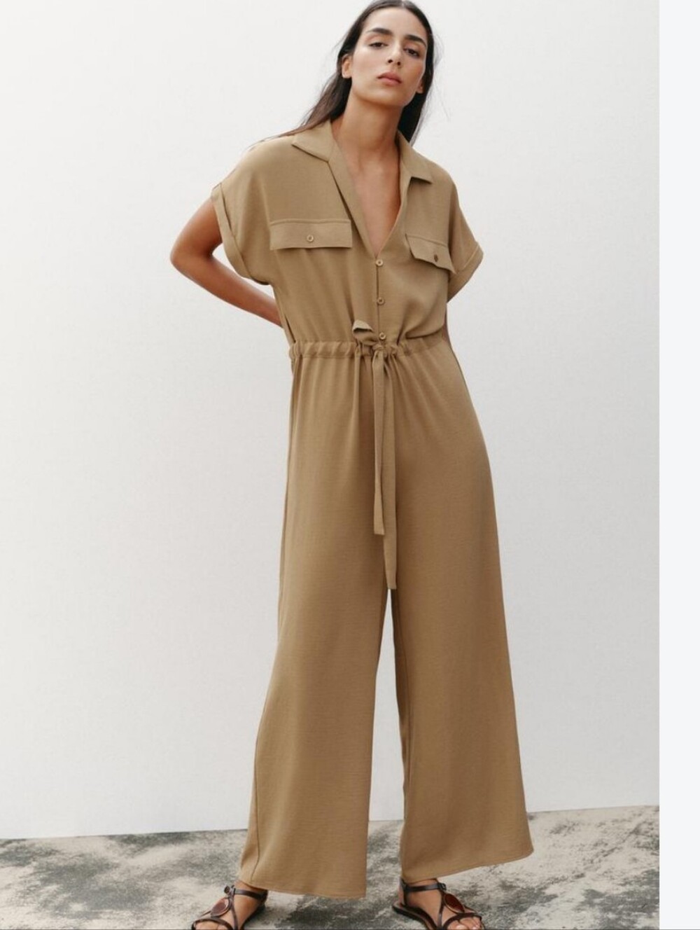 Flowing Jumpsuit With Pockets